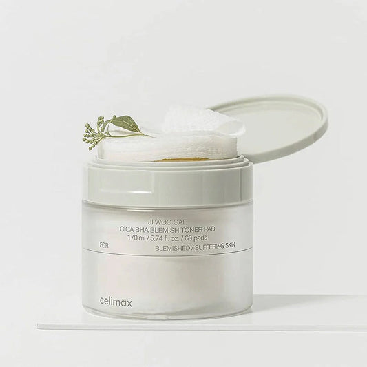 Ji Woo Gae Cica BHA Blemish Toner Pad