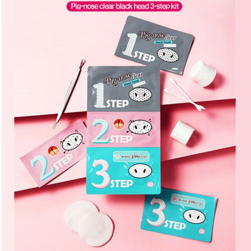 Pig Nose Clear Black Head 3-stappenkit