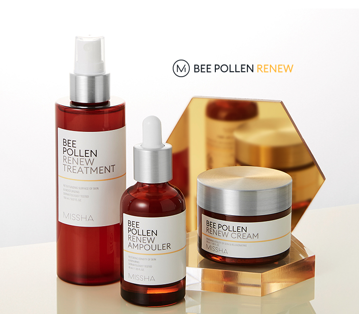 Traitement renouvelant au pollen d'abeille