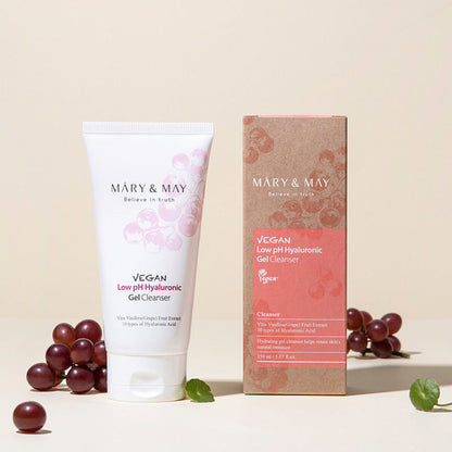 Nettoyant gel végane à pH doux à l'acide hyaluronique