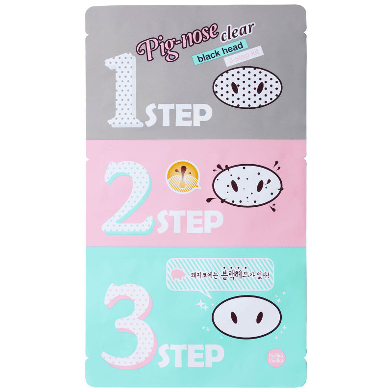Pig Nose Clear Black Head 3-stappenkit
