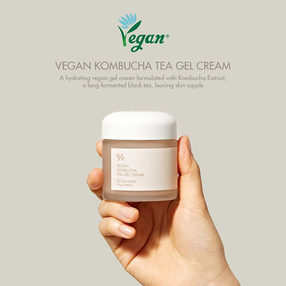 Crème gel au kombucha vegan