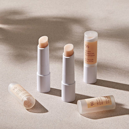 Baume à lèvres au thé kombucha végane
