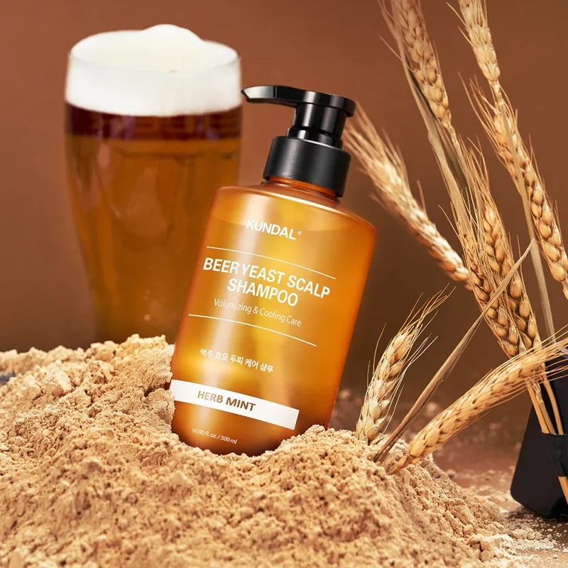 Shampoing au cuir chevelu à la levure de bière