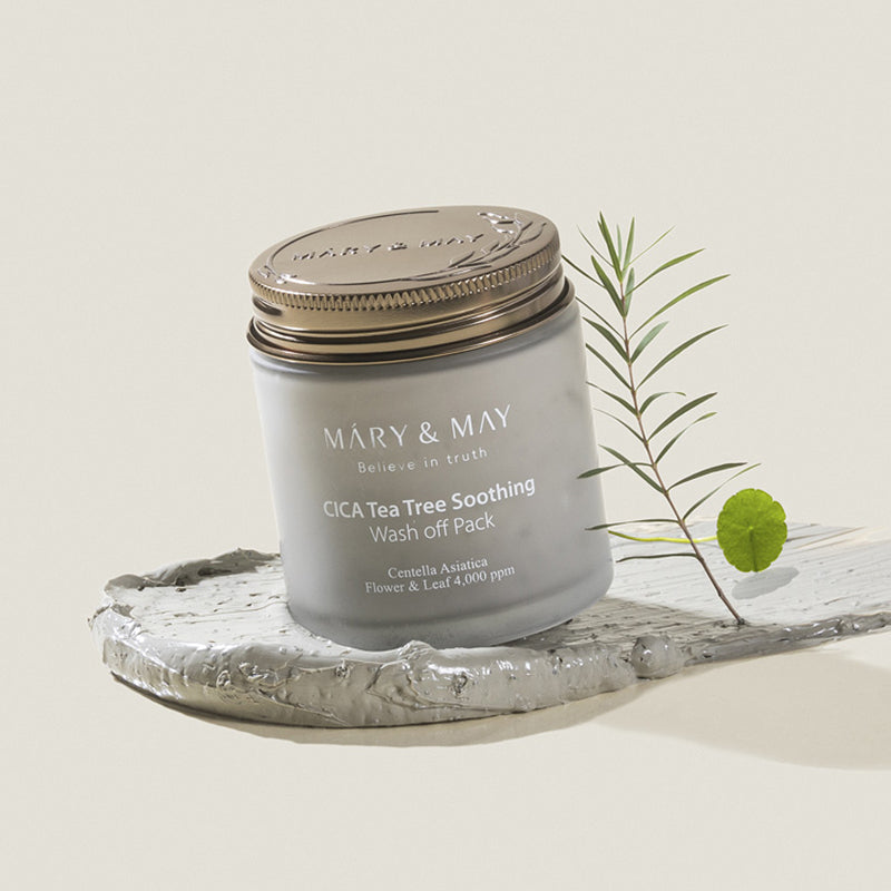 Masque apaisant à rincer au Cica et à l'arbre à thé