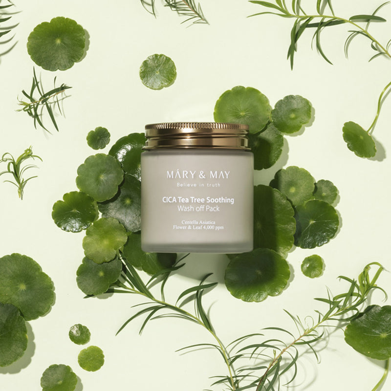Masque apaisant à rincer au Cica et à l'arbre à thé