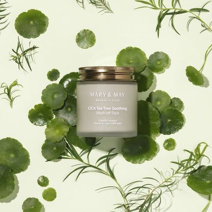 Masque apaisant à rincer au Cica et à l'arbre à thé