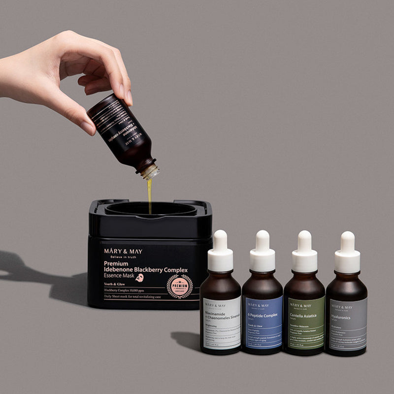 Masque essence complexe Premium Idébénone et Mûre