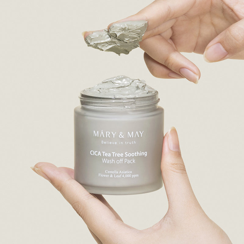 Masque apaisant à rincer au Cica et à l'arbre à thé