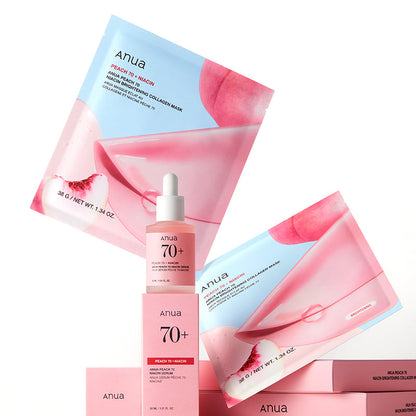 Peach 70+ Niacin Brightening Collagen Mask