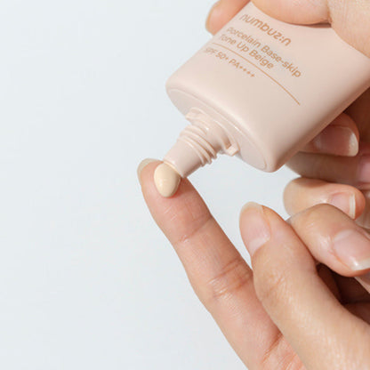 No.3 Porcelain Base-skip Tone Up Beige SPF50+