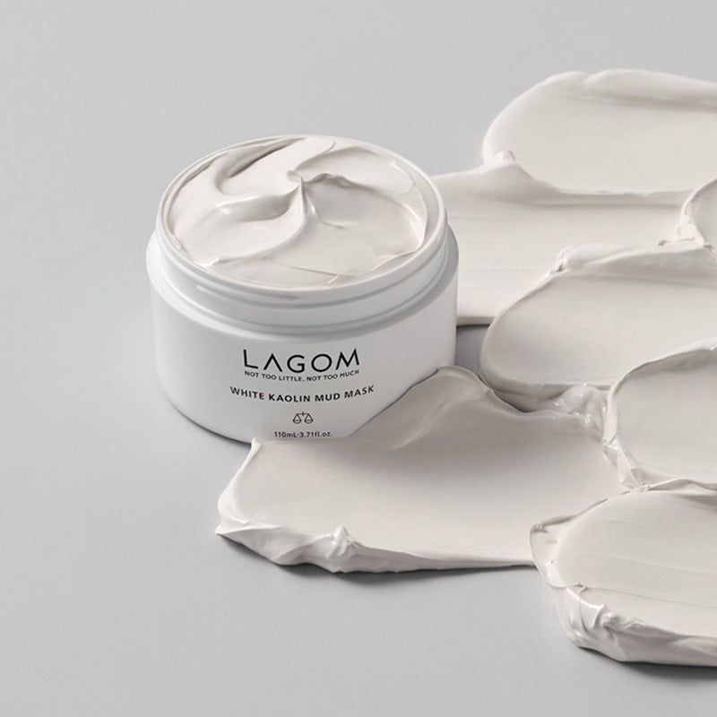 Weiße Kaolin-Schlammmaske