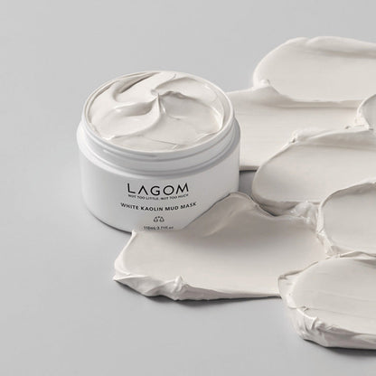 Weiße Kaolin-Schlammmaske