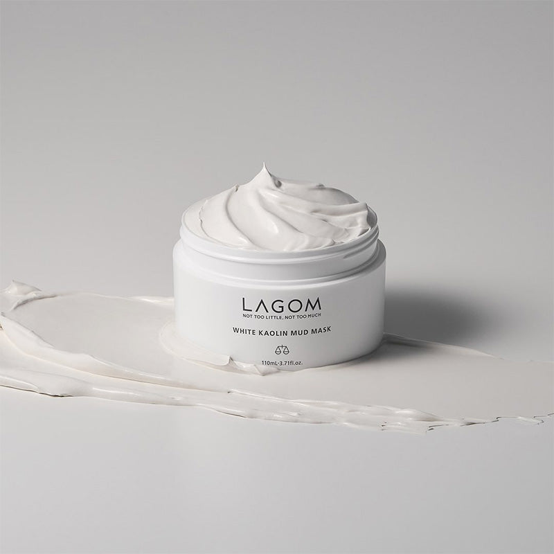 Weiße Kaolin-Schlammmaske