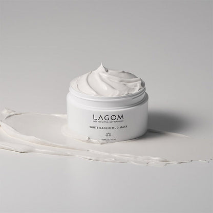 Weiße Kaolin-Schlammmaske