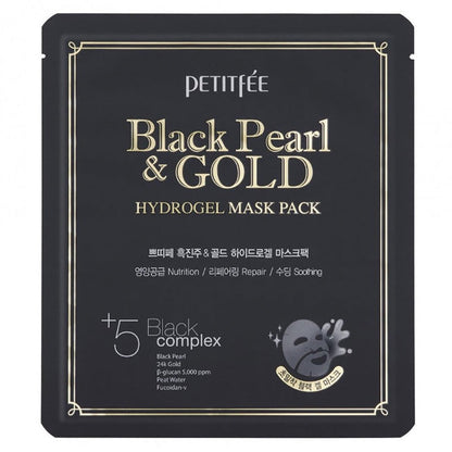 PETITFEE Black Pearl & Gold Hydrogel Mask Pack