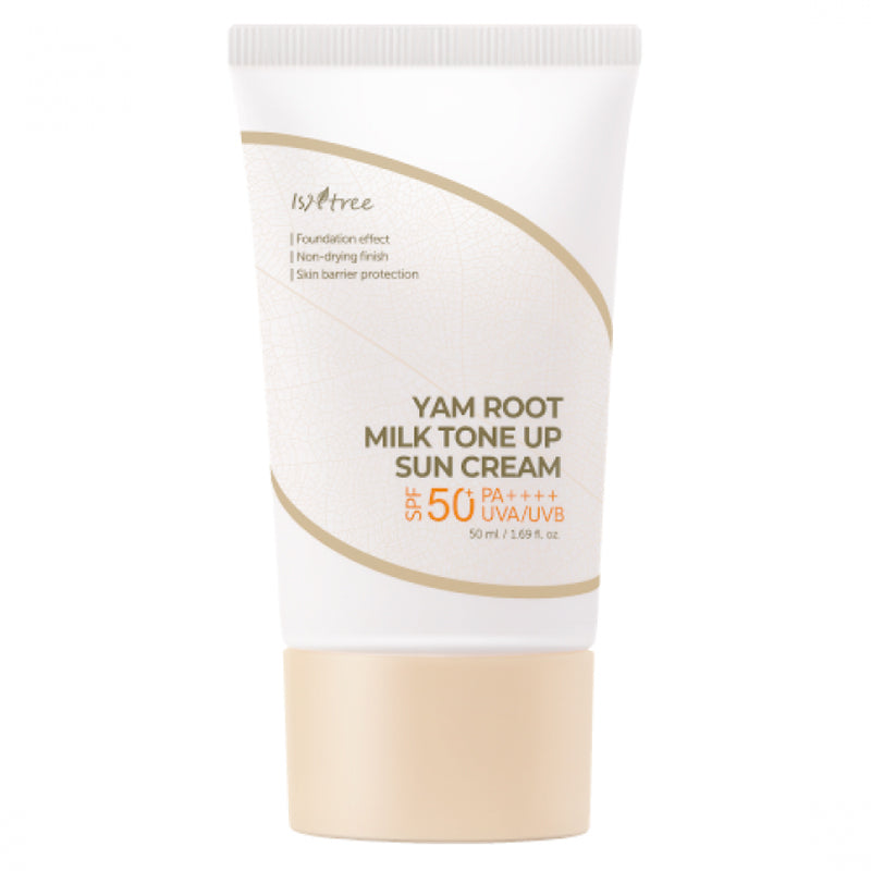 Crème solaire tonifiante au lait de racine d'igname SPF50+ PA++++