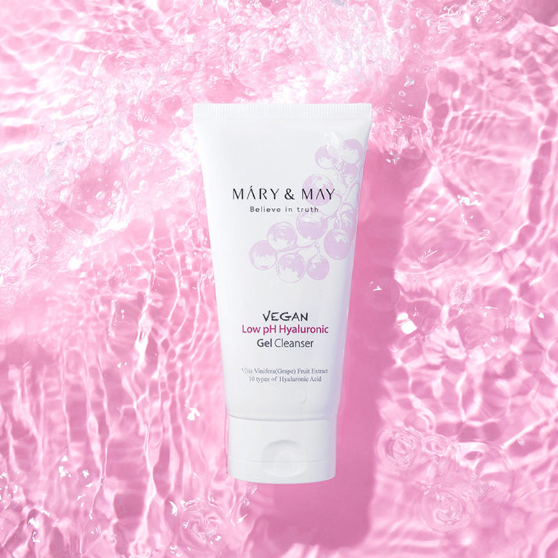 Nettoyant gel végane à pH doux à l'acide hyaluronique