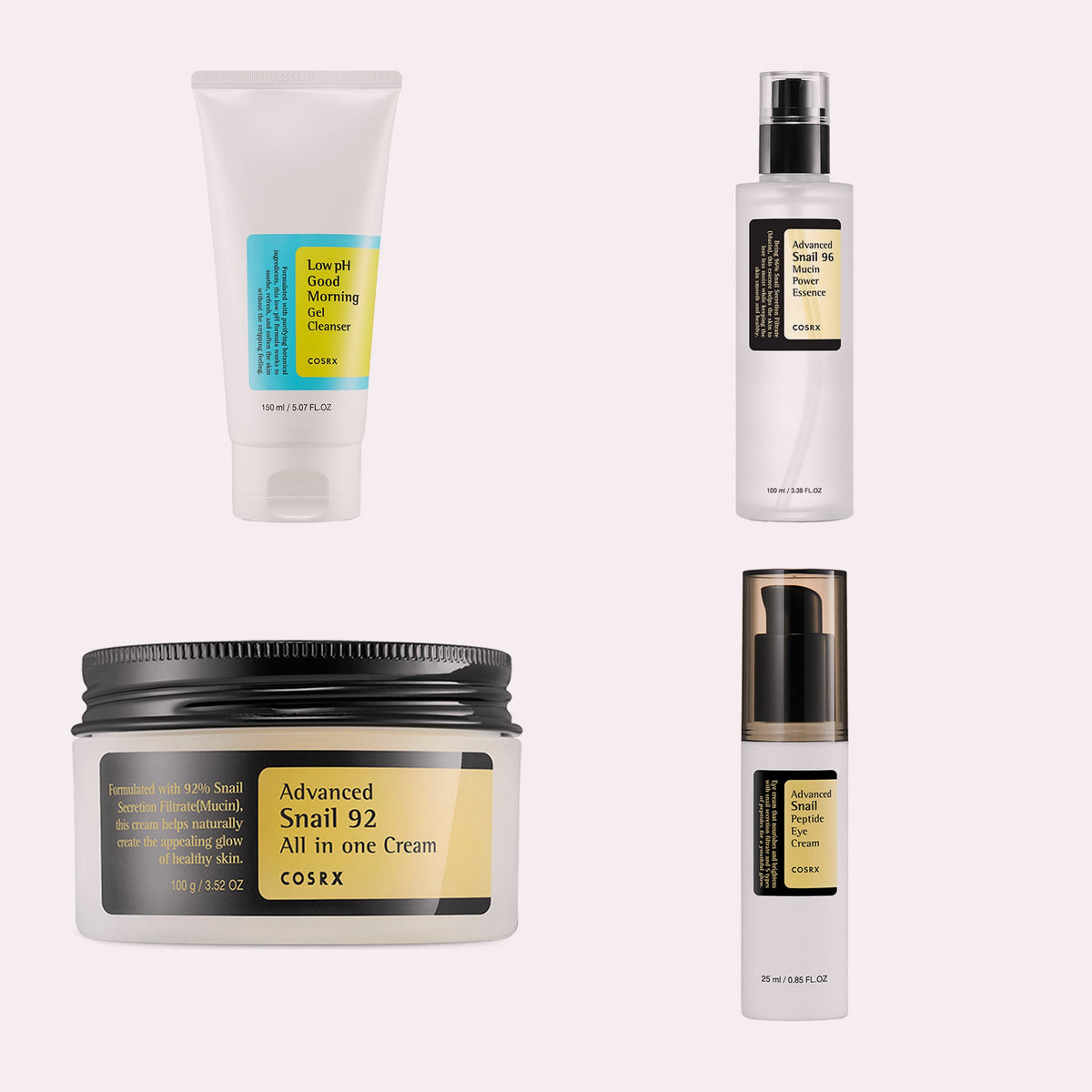 COSRX Snail Mucin Set by Yeori Skincare