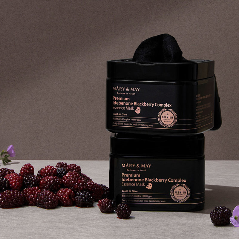 Masque essence complexe Premium Idébénone et Mûre