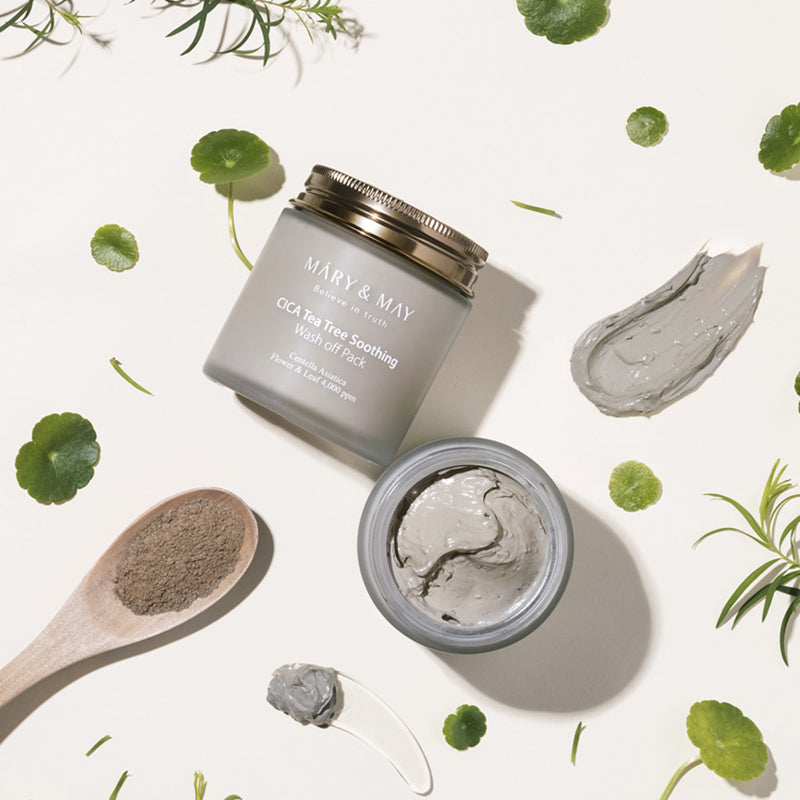 Masque apaisant à rincer au Cica et à l'arbre à thé