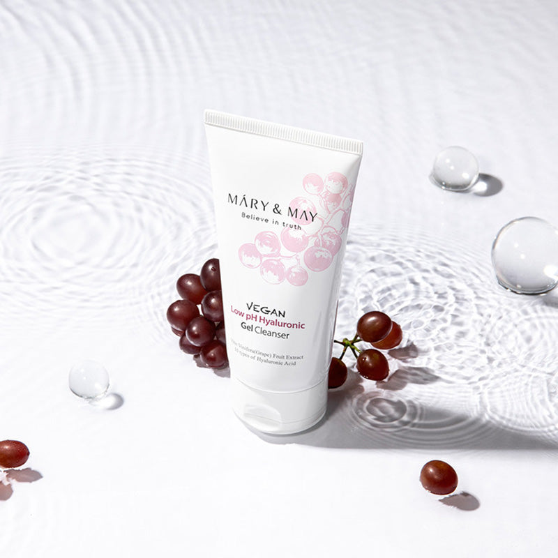 Nettoyant gel végane à pH doux à l'acide hyaluronique