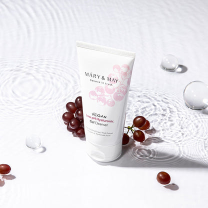Nettoyant gel végane à pH doux à l'acide hyaluronique