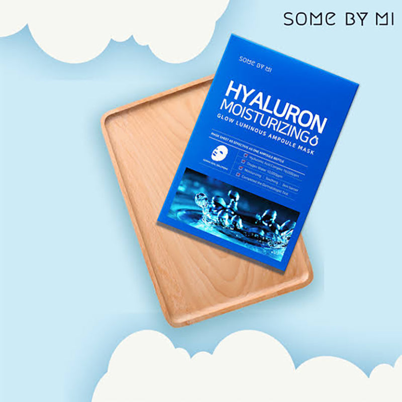 Hyaluron Feuchtigkeitsspendende Glow-Ampullen-Maske