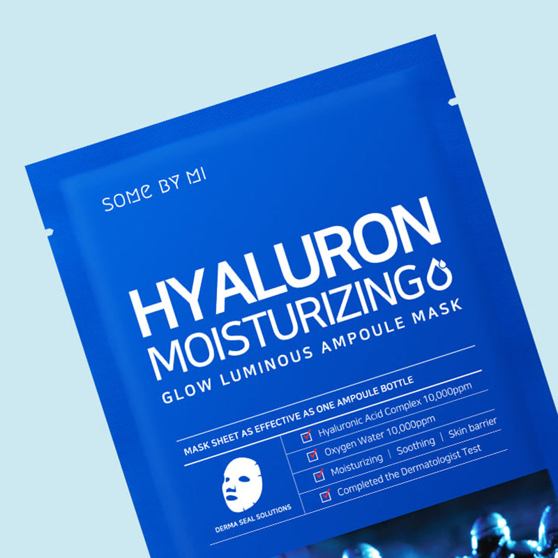 Hyaluron Feuchtigkeitsspendende Glow-Ampullen-Maske