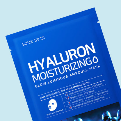 Hyaluron Feuchtigkeitsspendende Glow-Ampullen-Maske